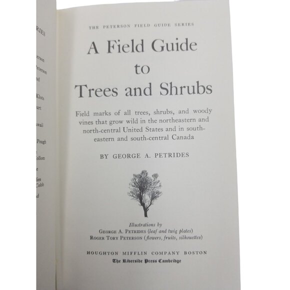 A Field Guide To Trees and Shrubs by George A. Petrides Copyright 1958 - Vintage - Picture 3 of 15